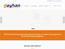 Tablet Screenshot of dayhan.com.tr